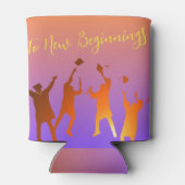 Lebhafter Sunset Modern Tech Abschluss Dosenkühler (Rückseite)