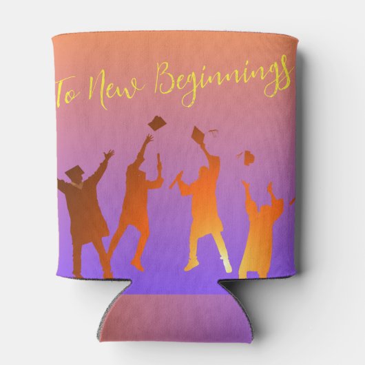 Lebhafter Sunset Modern Tech Abschluss Dosenkühler (Rückseite)