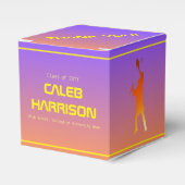 Lebhafter Sunset Modern Tech Abschluss Geschenkschachtel (Vorderseite)