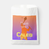 Lebhafter Sunset Modern Tech Abschluss Geschenktütchen (Vorderseite)