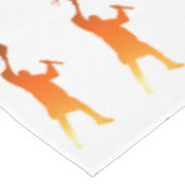 Lebhafter Sunset Modern Tech Abschluss Tischdecke (Schrägansicht)