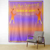 Lebhafter Sunset Modern Tech Abschluss Wandteppich (Beispiel)