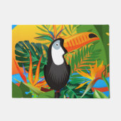 Lebhafter Toucan Tropical Rainforest Doormat Fußmatte (Vorderseite)