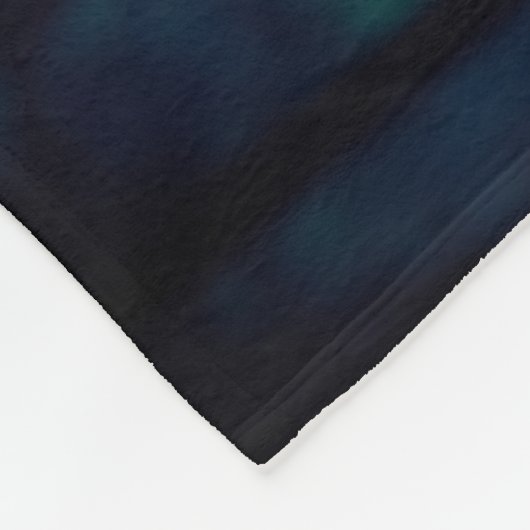 Lebhafter träumartiger Fuchs mit elektrischen Farb Fleecedecke (Ecke)