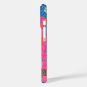 Lebhafter tropischer Blütendschungel Personalisier Case-Mate iPhone Hülle (Rückseite / Links)