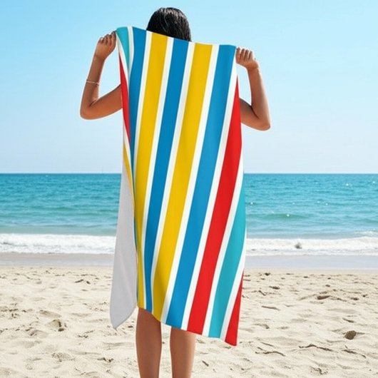 Lebhafter und lustiger Sommer unverzichtbar Strandtuch