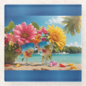 Lebhafter Untersetzer für Blume (Vorderseite)