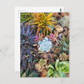 Lebhafter, üppiger Garten Postkarte (Vorne/Hinten)