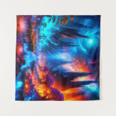 Lebhafter Urwald Wandteppich (Vorderseite (Horizontal))