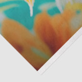 Lebhafter Vintager Blumenfisch Seidenpapier (Ausschnitt)