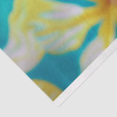 Lebhafter Vintager Blumenfisch Seidenpapier (Ausschnitt)