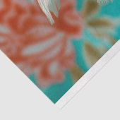 Lebhafter Vintager Blumenfisch Seidenpapier (Ausschnitt)