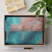 Lebhafter Vintager Blumenfisch Seidenpapier (Geschenk)