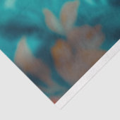 Lebhafter Vintager Blumenfisch Seidenpapier (Ausschnitt)