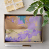 Lebhafter Vintager Blumenfisch Seidenpapier (Geschenk)