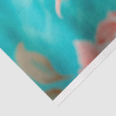 Lebhafter Vintager Blumenfisch Seidenpapier (Ausschnitt)