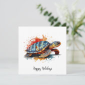 Lebhafter Voyager, Brauch Feiertagskarte (Stehend Vorderseite)