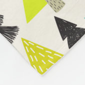 Lebhafter Wald ⎢ Fleece Blanket (Ecke)