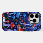 Lebhafter Wald in Fungi Case-Mate iPhone Hülle (Rückseite (Horizontal))