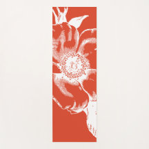 Lebhafter wärmer Poppy Yoga Mat