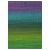 Lebhafter Watercolor Abstrakt Stripes Individuelle Klemmbrett (Rückseite)