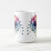 Lebhafter Watercolor-Leuchter Kaffeetasse (Mittel)
