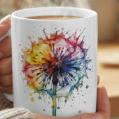 Lebhafter Watercolor-Leuchter Kaffeetasse