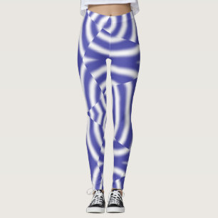 Lebhafter, weißer Klassiker "Ratti_Creative_Arts" Leggings