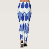 Lebhafter, weißer Klassiker "Ratti_Creative_Arts" Leggings (Rückseite)