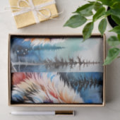 Lebhafter Wolf im Schnee Seidenpapier (Geschenk)