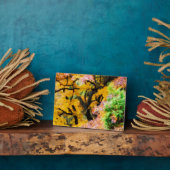 Lebhafter Zen Garden Fotoplatte (Seite)