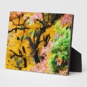 Lebhafter Zen Garden Fotoplatte (Seite)