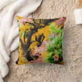 Lebhafter Zen Garden Kissen (Decke)