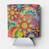 Lebhaftes Abstrakt Dosenkühler (Rückseite)