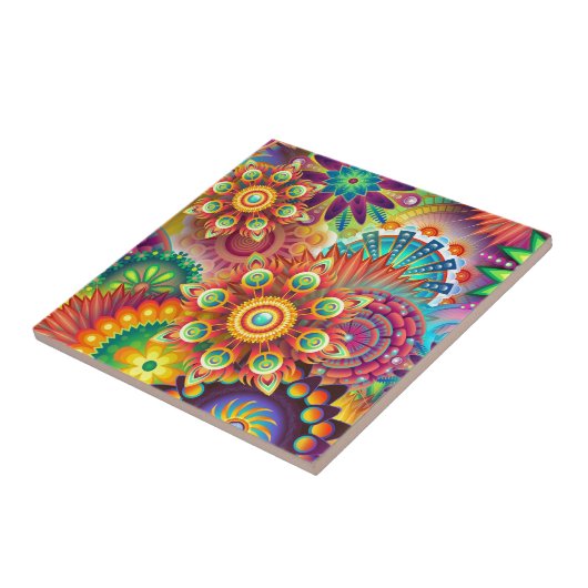 Lebhaftes Abstrakt Fliese (Seite)