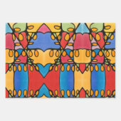 Lebhaftes Abstrakt Geschenkpapier Set (Vorderseite 3)