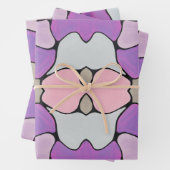 Lebhaftes Abstrakt Geschenkpapier Set (Beispiel)