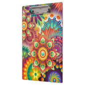 Lebhaftes Abstrakt Klemmbrett (Links)