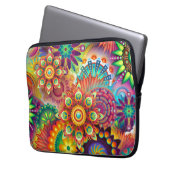 Lebhaftes Abstrakt Laptopschutzhülle (Vorderseite Links)