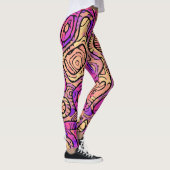 Lebhaftes Abstrakt Leggings (Rechts)