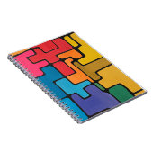 Lebhaftes Abstrakt Notizblock (Rechte Seite)