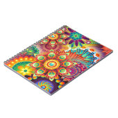 Lebhaftes Abstrakt Notizblock (Linke Seite)