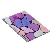 Lebhaftes Abstrakt Notizblock (Rechte Seite)