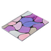 Lebhaftes Abstrakt Notizblock (Linke Seite)