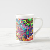 Lebhaftes Abstrakt Porzellantasse (Rechts)