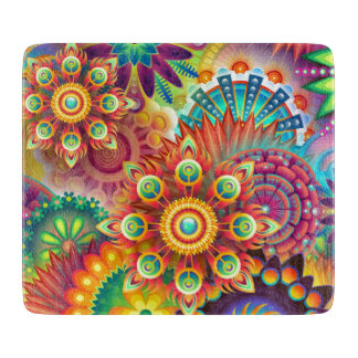 Lebhaftes Abstrakt Schneidebrett