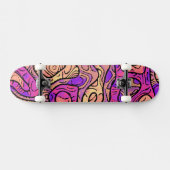 Lebhaftes Abstrakt Skateboard (Horizontal)