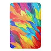 Lebhaftes Abstraktes Ausdrucksbild Badematte (Vorderseite Vertikal)