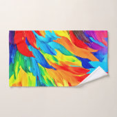 Lebhaftes Abstraktes Ausdrucksbild Badhandtuch Set (Handtuch)