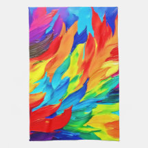 Lebhaftes Abstraktes Ausdrucksbild